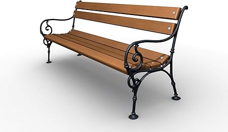 Parkbank Gartenbank Gusseisen Massiv Holz Palisander Gestell Gartenmobel Sitzbank 0109 Amazon De Kuche Haushalt