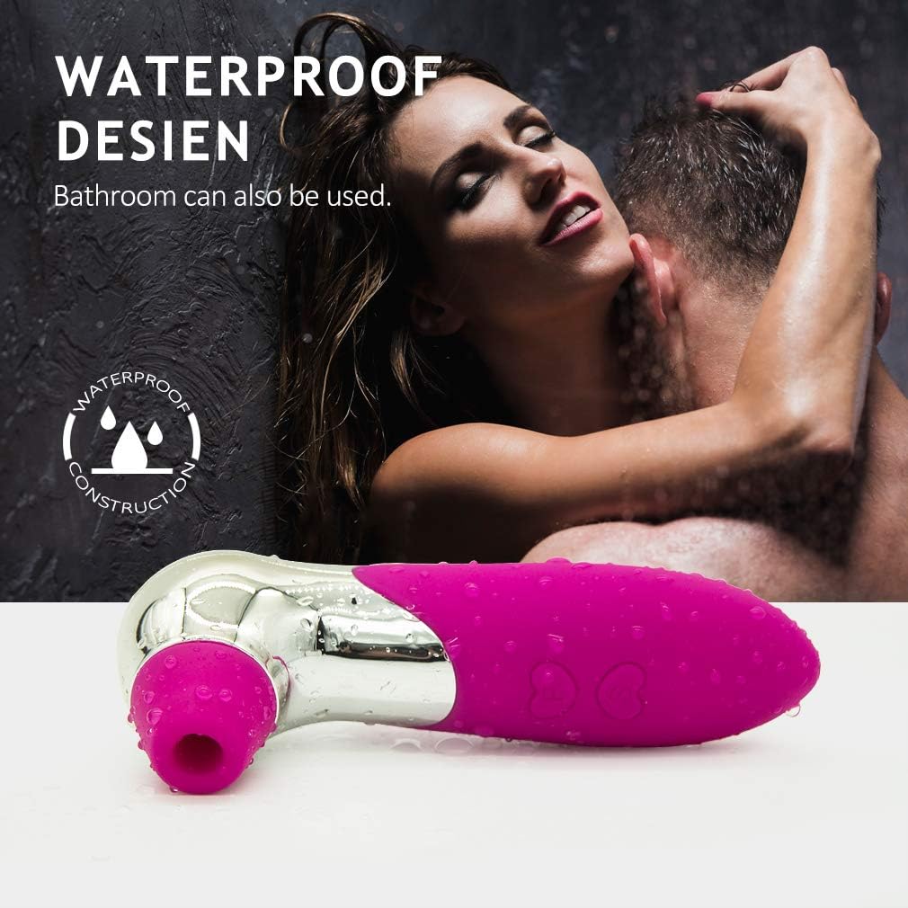 Cli^torial Sucking Toy for Women,10 Sucking Modes Tongue Vibrating Toy & Simulator with 20 Speed Vibration T-Shirt