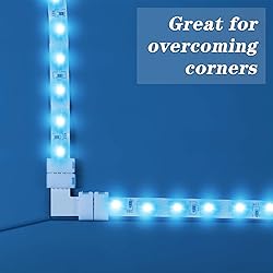 Mudder 30 Pieces RGB LED Strip Connector Full