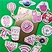 53pcs Water Bottles Stickers Lovely Waterproof Aesthetic Trendy Summer Stickers for Teens Girls Perfect for Waterbottle Laptop Phone Travel (Pink 53)
