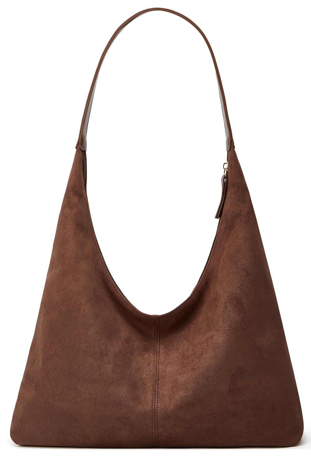 Trendy Suede Crescent Shoulder Bag Women Tote Bag Satchels Crossbody Purse Top-handle Travel College Work Tote Handbag