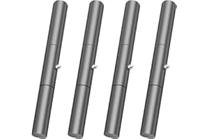 NAUTYKIKS 4 Pack Trailer Ramp Hinge Weld On 10" Heavy Duty, Weldable Trailer Door Gate Ramphinge