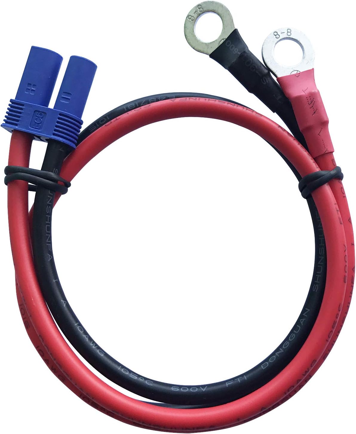 Ayecehi Premium Ec5 To O Ring Terminal Extension Cable Ec5 Female Plug Connector Cable Car Emergency Power Cord 50cm 1 6ft Automotive Solar Wind Power Parts Accessories Ibipozo Com