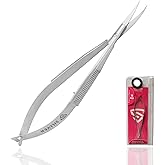 Amazon.com : XGIZMOO Cuticle Scissors Extra Fine Curved Professional ...