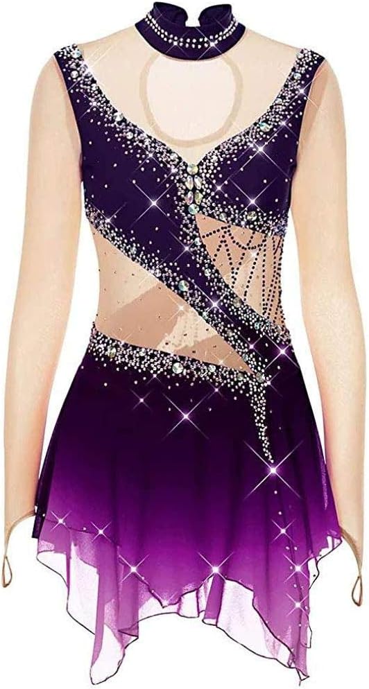 HYQW Handmade Skating Wear Figure Ice Skating Practice Competition