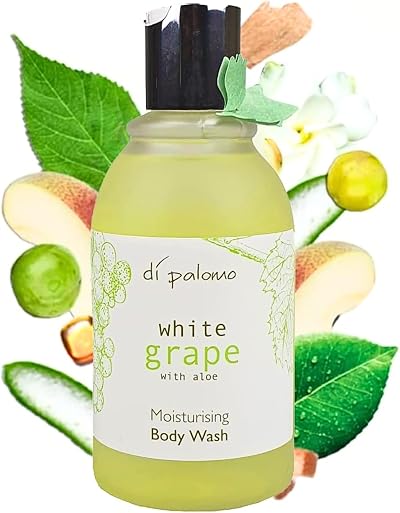 Di Palomo Vegan White Grape & Aloe Body Wash 240ml Moisturising Shower Bath