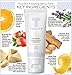 TOULON Anti Aging Face Wash; Oil Free & Moisturizing: Daily, Gentle Facial Cleanser for Make Up Removal with Vitamin C, Rosehip & Lavender for Men & Women
