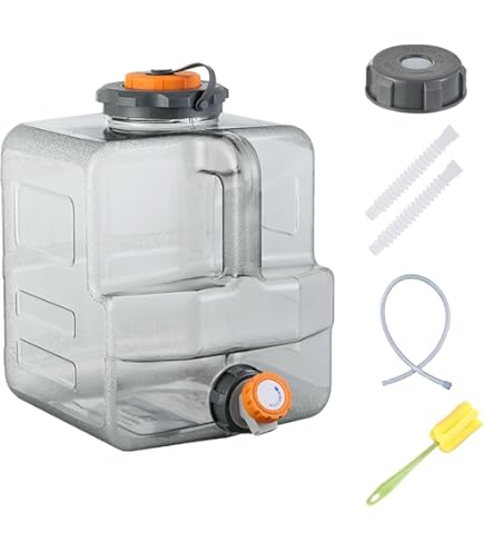 5 Gallon Water Container BESPORTBLE 5 Gallon Collapsible Water Container - Portable Foldable Water Bag For Camping & Outdoor Foldable Water Jug Outdoor