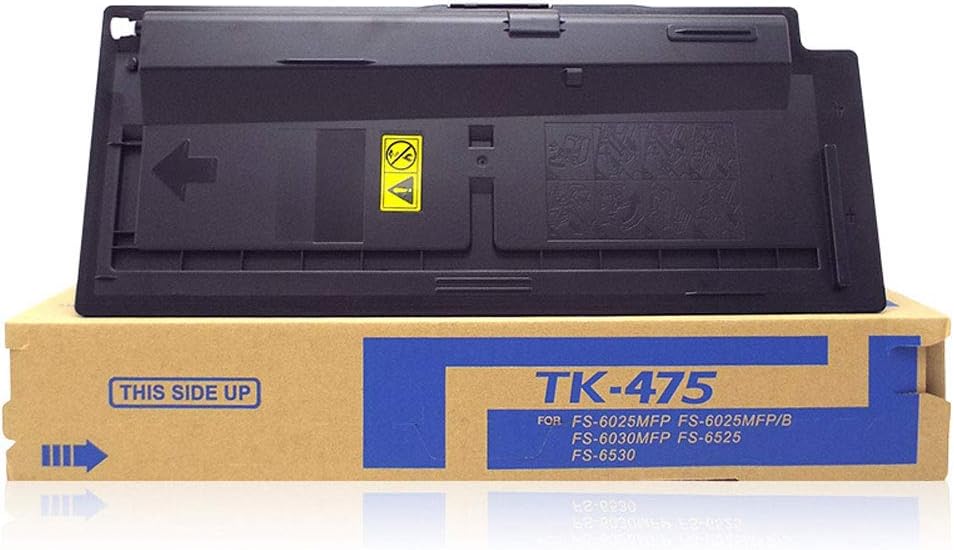 Compatible with TK-475 Toner Cartridge FS 6025 6030 6525 6530 MFP Toner Cartridge Printer Office Supplies Black Clear