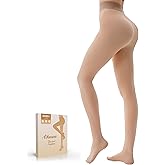 Bebila Fleece Lined Tights Women, Fake Translucent Warm Tights for Winter Sheer Pantyhose Thermal Leggings