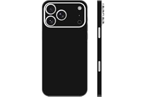 Skin Wrap for iPhone 17 Pro Max, Protective Film Vinyl Decal Stickers Cover for Phone Back, Camera, Frame (Black)