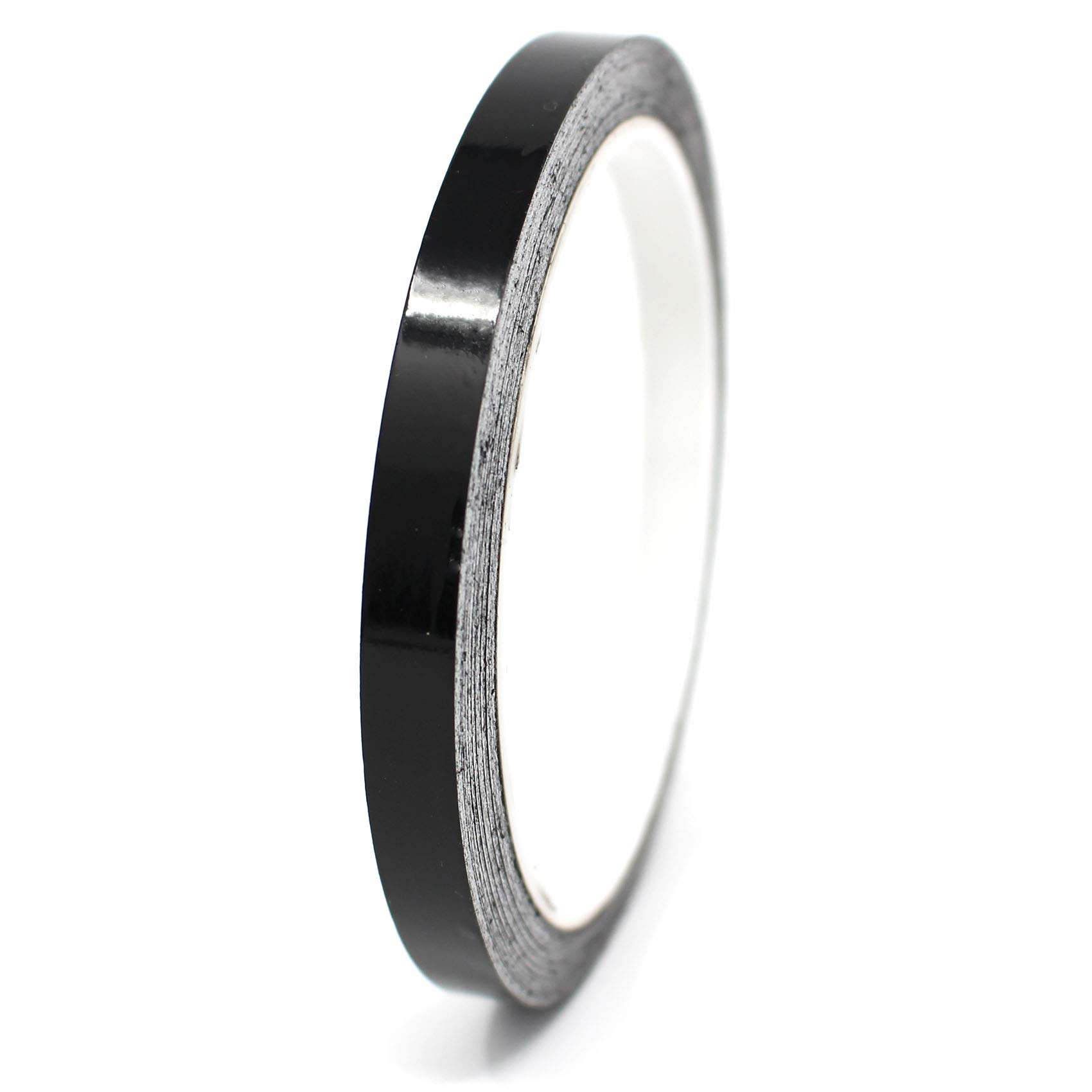 Finest Folia Decorative Strips 10 Metres Black Gloss for Car Motorcycle Boat Model Making Silver Chrome