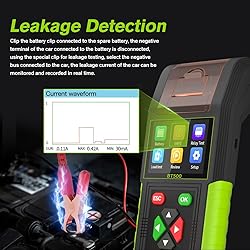 Automotive Battery Tester with Printer, 12V 24V Car