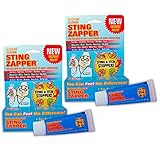 2 Gel Tubes Sting Zapper Wipe Away Venom Jellyfish Sea Life Wasp Bite First Aid