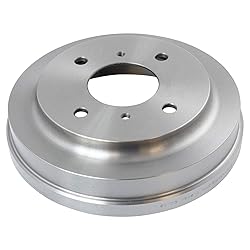 TRQ Brake Drums & Shoes Rear Kit Compatible with