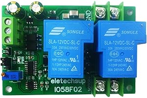 ELETECHSUP Brushed DC Motor Overload Overcurrent Short Circuit Protector Module Forward Reverse Controller 20A DC 12V Power (1)