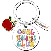 Personalized Teacher Appreciation Gifts For Women Men Bulk Teachers Day Gifts For Women Cool Kindergarten Daycare Preschool Teacher Gift From Students Unique Thank You Keychain Gift For New Teacher