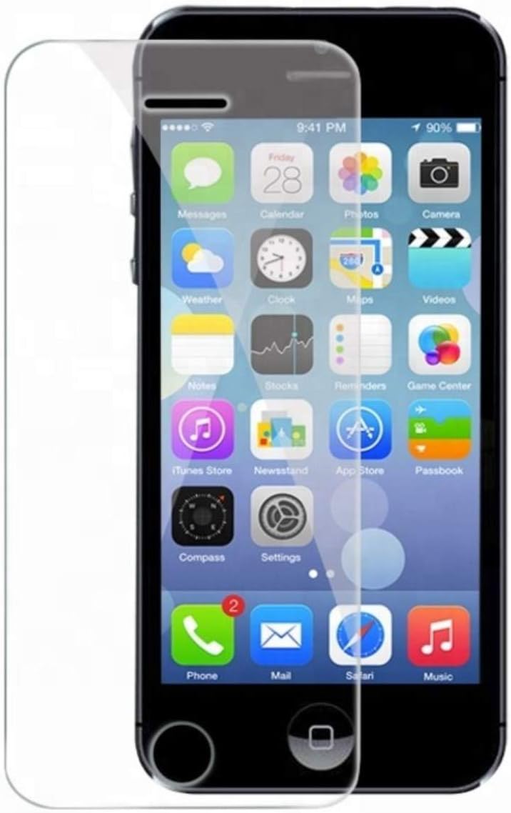 Kshitij 9H Ultra Strong 0.3mm Tempered Glass Screen Protector with Installation Kit Compatible with Apple iPhone SE