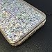 iPhone 6 Case, iPhone 6S Case, Crazy Panda® Luxury Bling Glitter Sparkle Hybrid Bumper Case Liquid Infused with Glitter and Stars for iPhone 6/iPhone 6S Obtained Test Report - Silver Diamonds