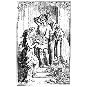 Bunyan PilgrimS Progress 1844 Christian Armed By Prudence Discretion Piety And Charity Engraving After A Drawing By HC…