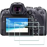 Screen Protector for Canon EOS R7 / R6 Mark III/EOS R6 Mark II/EOS R6 Camera, ULBTER 9H EOSR6 EOSR7 Tempered Glass Screen Pro