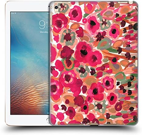 Official Natasha Wescoat Magenta Florals Hard Back Case for Apple iPad Pro 9.7