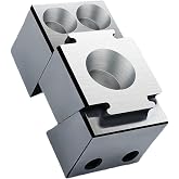 2Pcs Stop Block for CNC Workbench, Push and Pull Action Cam Clamp Support Heavy Duty Milling, Toggle Clamps Control by Air Cylinder or M8 Screws | 5mm Stroke Short Stop Kit