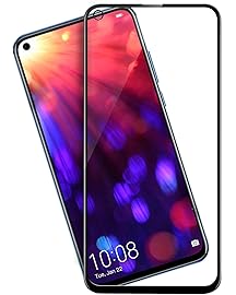 Frazil Full Glue, Full Coverage Edge-to-Edge 5D/6D/11D Tempered Glass Screen Protector for Huawei Honor View 20 (Black)