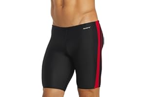 Sporti Men's Athletic Swimwear Jammers, Multi Solid Color - Racing & Training Swimsuit Jammers for Men, Durable Long Lasting