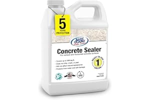 RAIN GUARD WATER SEALERS Rainguard Water Sealers Concrete Sealer, Penetrating Protection Against Water and Salt Damage, for All Concrete Surfaces, Silane/Siloxane Waterproofer, Natural Finish, Ready to Use, 1 Gallon