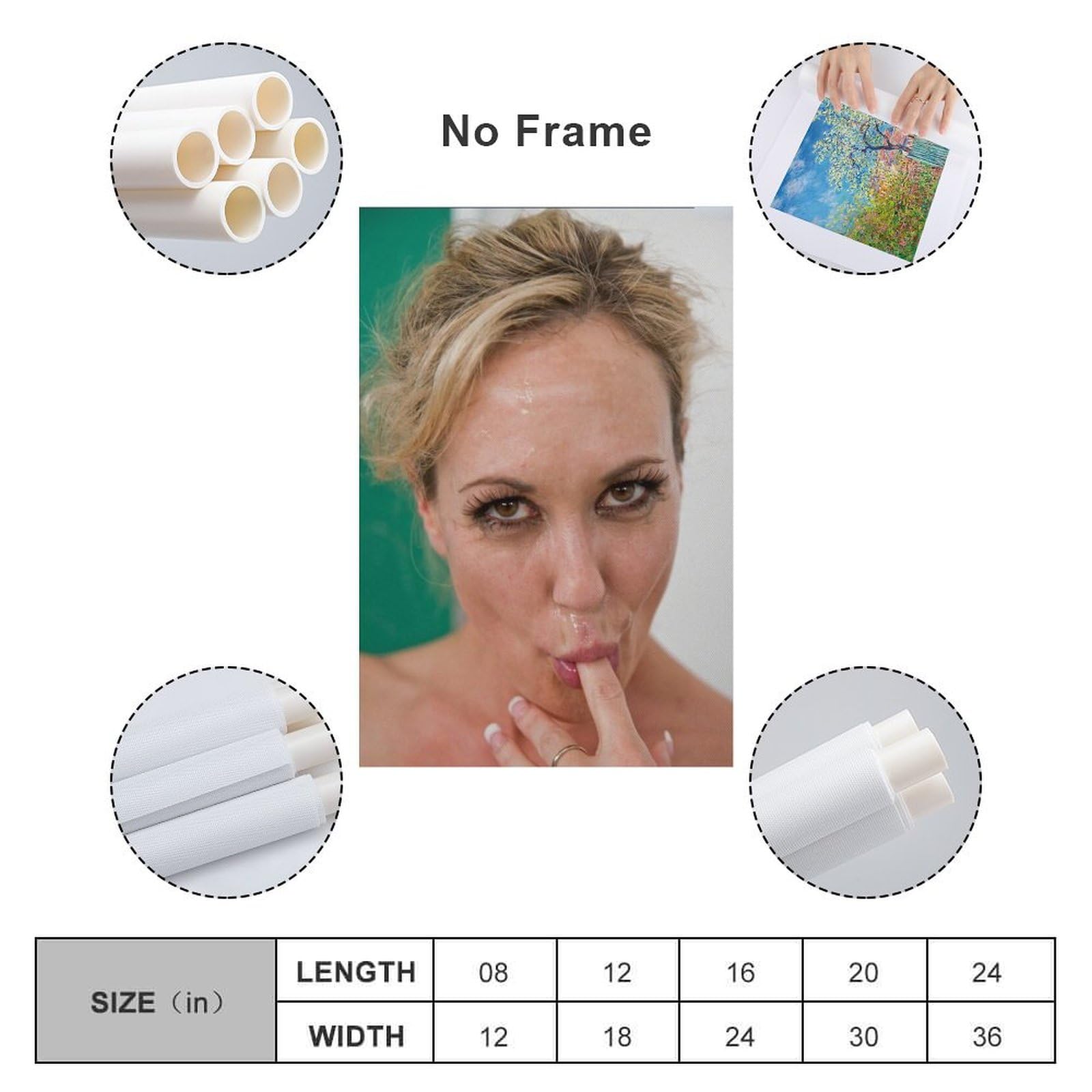 Porn Posters Brandi Love Boobs Poster (8) Print Photo Art Painting