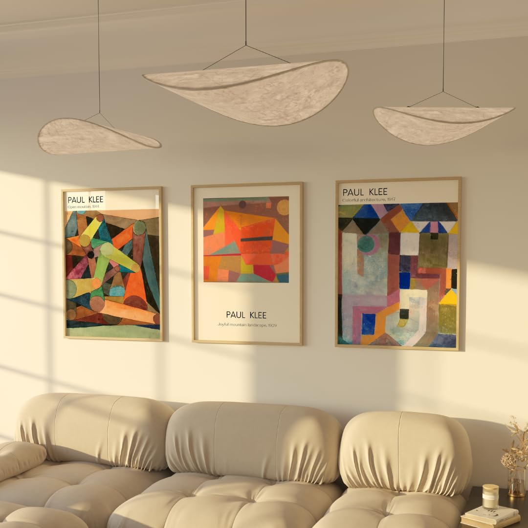 ZoeyAustin3 double-sided art print poster set, DIN A3 (30cm x 42cm), stylish wall poster, 6 wall pictures, double-sided pictures (Klee/Kandinsky, without frame - DIN A3)