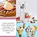 The Classic Kitchen Whipped Cream Dispenser - Heavy Duty Aluminum Canister - for Baking and Beverages - Comes with 3 Decorative Tips - Gift for Mom, Dad, Cooking Enthusiast - 500ml