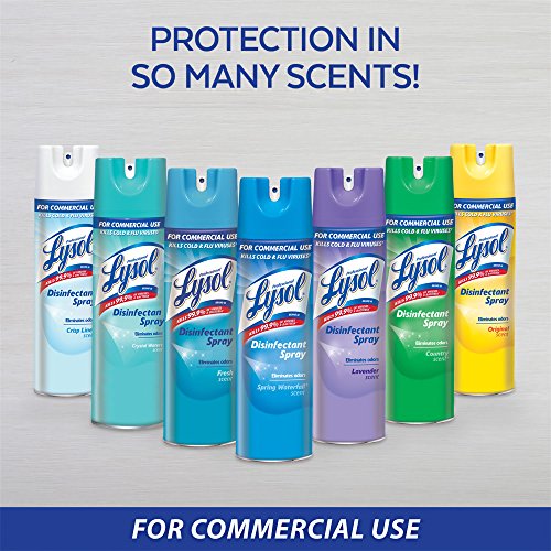 Professional Lysol Disinfectant Spray, Original Scent, 19oz Pricepulse