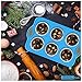 Crystal Bake SteelRim Silicone Muffin & Cupcake Baking Pan - 6 Cup - Blue