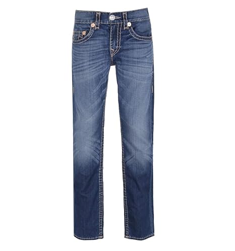 True Religion Straight Fit Hidden Night Blue Wash Jeans