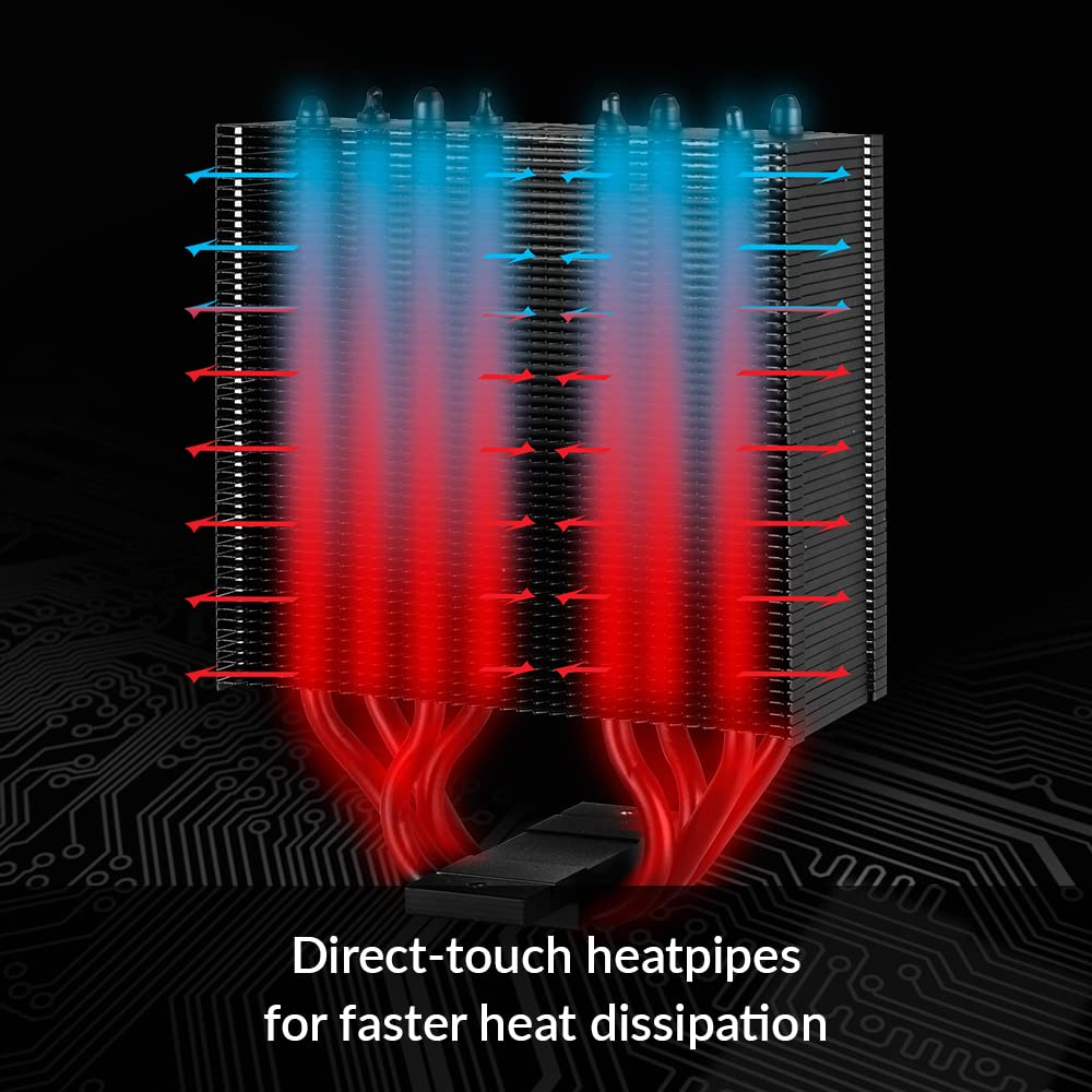 Arctic Freezer 34 Esports Duo - Tower Cpu Cooler With Bionix P-Series Case Fan In Push-Pull, 120 Mm Pwm Fan, For Intel And Amd Socket, Lga1700 Compatible - White - View 7