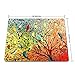 Gorgeous Illustration Painting 16 Birds Stand on The Tree Mouse Pad