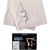 Medical Grade Heating pad with Automatic Moist Heat by Thermotech, High Heat Heating pad for Back Pain and Cramps - Extra Lar