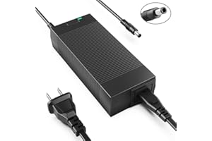 Qoovi 42V 2A Electric Scooter Charger for 36V Lithium Battery Device,Electric Bike Charger with Connector (DC 5.5mmx2.1/2.5mm) Black