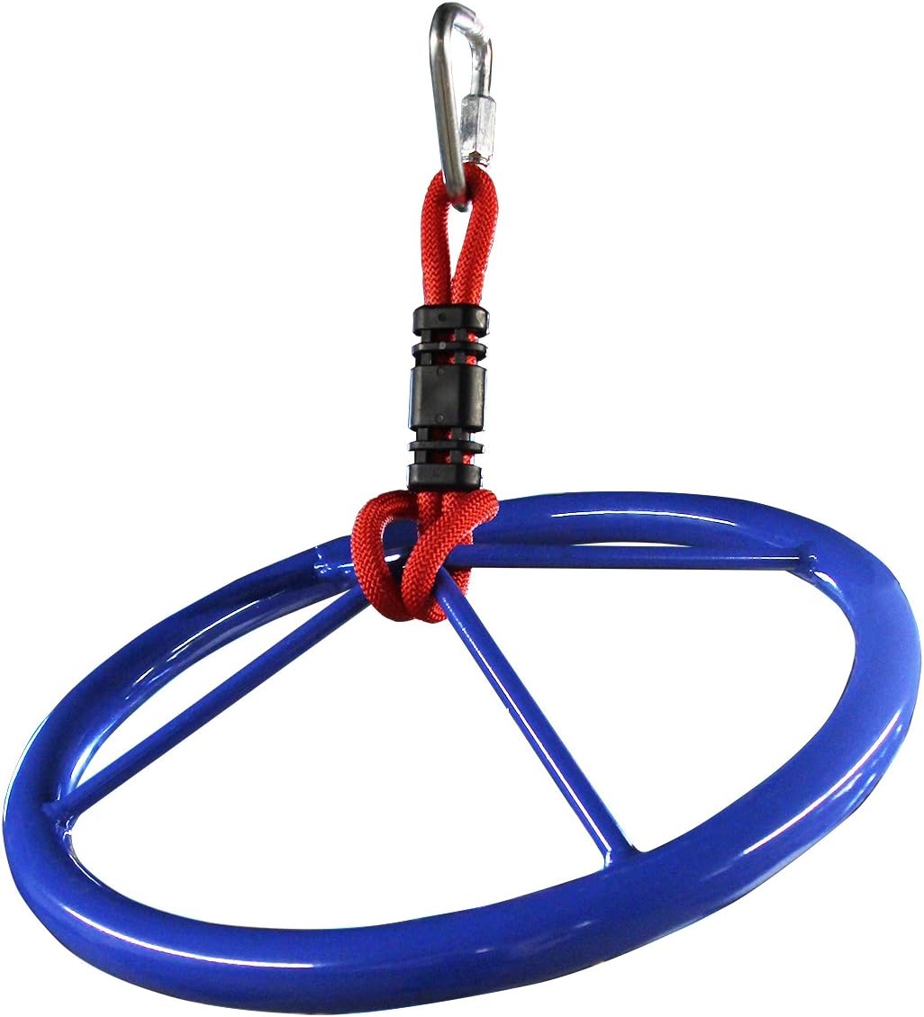 Slackers Ninja-Wheel - Outdoor Ninja Warrior Training Equipment For Kids - Easily Attaches To Your Ninjaline Obstacle Course - The Prefect Addition To Your Outdoor Play Equipment!: Toys & Games