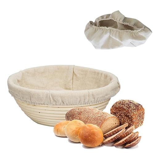 Anna-neek Cesta a Pan panera Mimbre Banneton Panificadora en ...