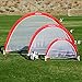 GoSports Foldable Pop Up Soccer Goal Nets, Set of 2, With Agility Training Cones and Portable Carrying Case for Kids & Adults (Choose from 2.5', 4' and 6' sizes)
