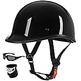 Yesmotor Vintage Motorcycle Half Helmet