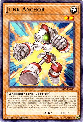 Yu-Gi-Oh! - Junk Anchor (CROS-EN098) - Crossed Souls - 1st Edition - Rare