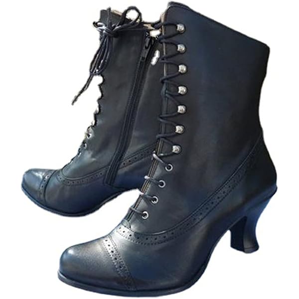 Amazon.com | ZSpzx Victorian Boots,Women Vintage Victorian Boots