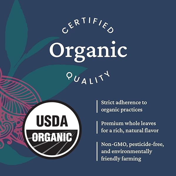 YOUNG MOUNTAIN TEA ORGANIC EARL GREY LOOSE LEAF TEA, PREMIUM LOOSE LEAF BLACK TEA BLEND, SUPPORTS FACTORY-OWNED FARM – 3 OZ TIN