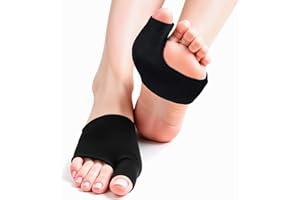 Apausvcm 2Pcs Bunion Corrector for Women Men, Comfortable Bunion Relief Pads Non-Slip Bunions Sleeve Socks Breathable Elastic Big Toe Straightener for Day/Night (Black)