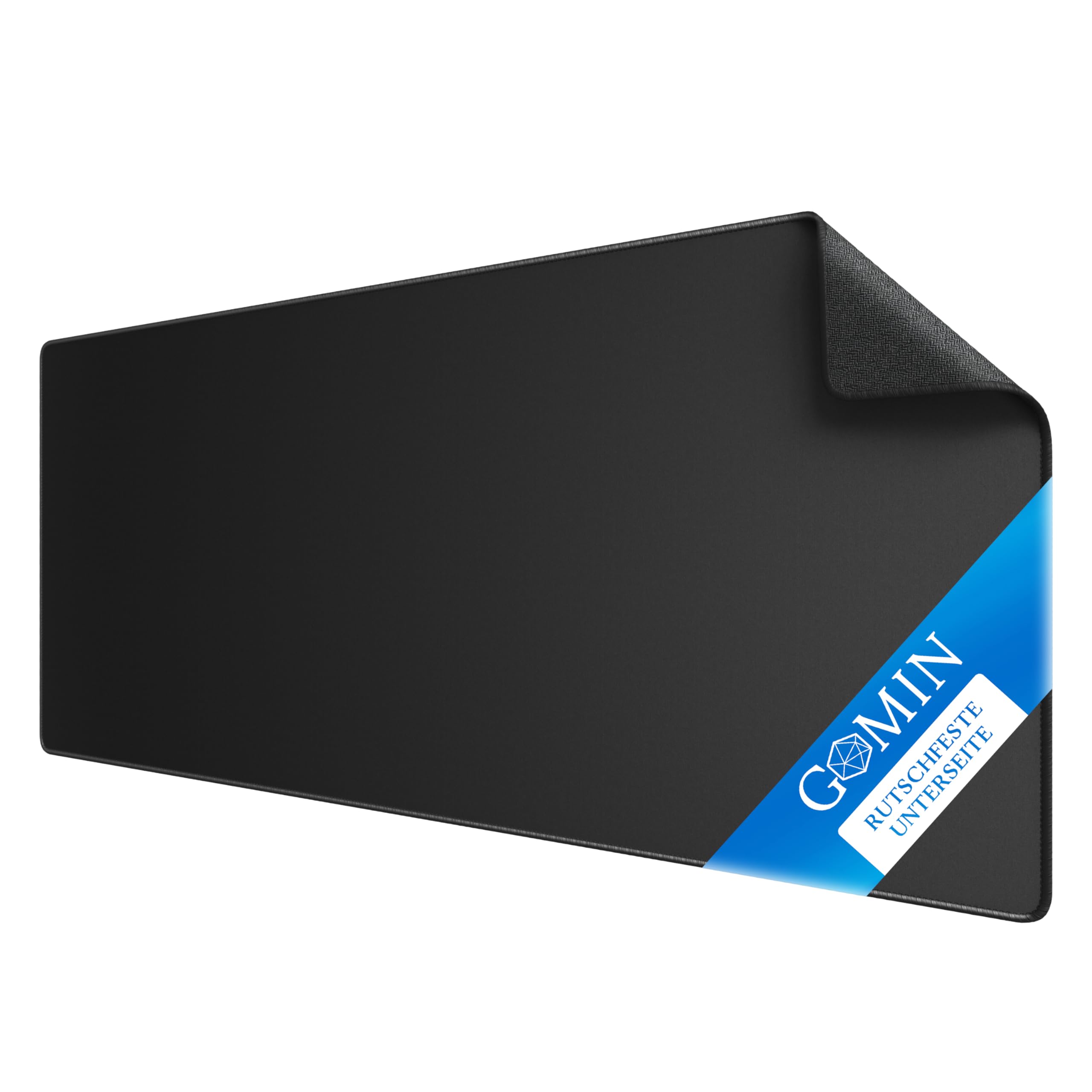 Gomin XXL Mouse Pad - 900x400mm Non-Slip Gaming Mouse Pad - Seamless Edges - Improves Speed and Accuracy - Desk Blotter for PC, Laptop - Black