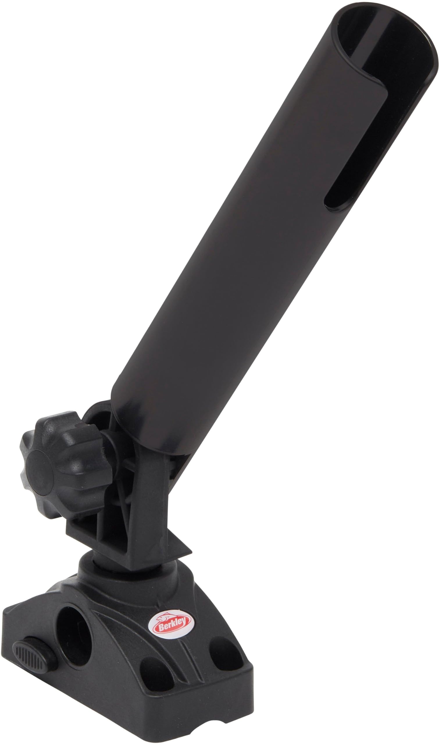 Berkley Rod Holder for Kayak, SUP, or Belly Boat – Easy to Use and Effective Design to Keep Your Rods Close at Hand, Supplied with the Berkley Mount Base with Lock